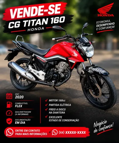 Honda CG 160 Titan S Flex 2020