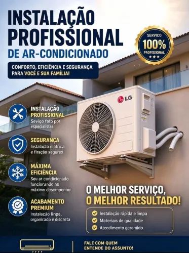 Instalação de ar condicionado
