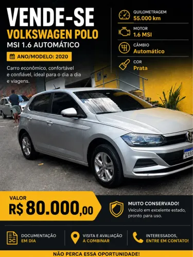 Volkswagen Polo 1.6 MSI Total Flex 16V 5P AUT 2020