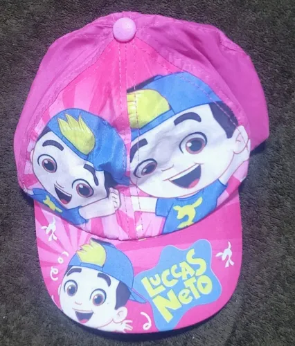 boné infantil menina Lucas Neto 