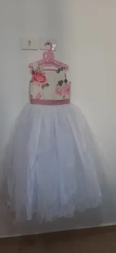 VESTIDO INFANTIL PARA BATIZADO OU DAMINHA DE HONRA