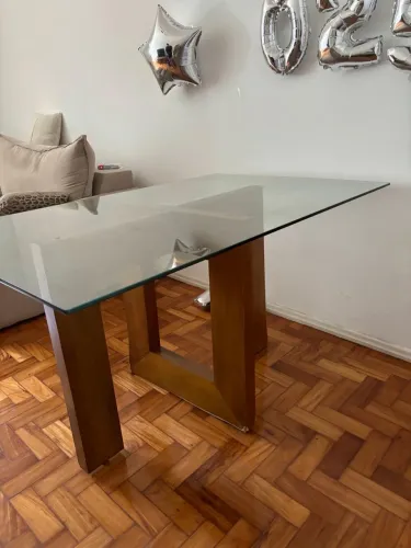 Tampa de vidro para mesa (base pode ir de brinde) 
