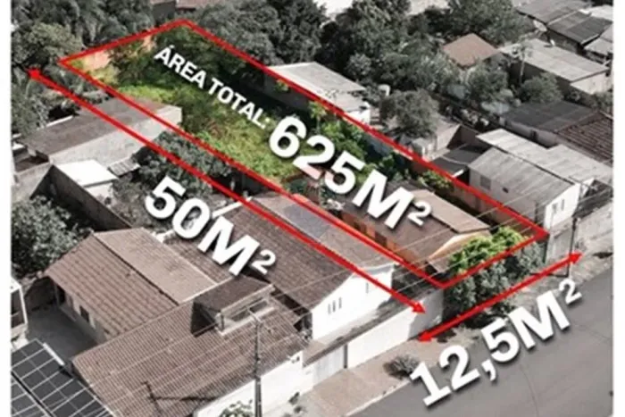 Terreno de 625m² em Vila São Pedro, Jataí