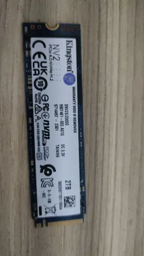Nvme Kingston PCI-e 4.0, 2tb.  