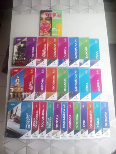 Coleção Lumen Livros Poliedro 1º ano Ensino Médio