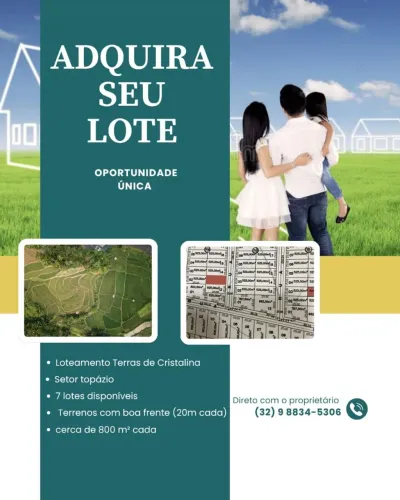 Terreno em cristalina 