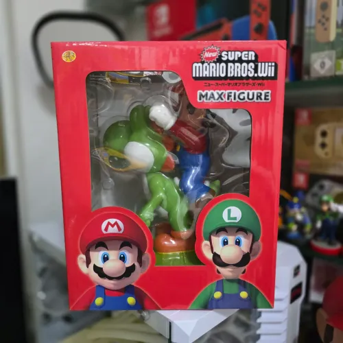 Max Figure Super Mario Bros Wii Mario & Yoshi (Envio OLX Pay)