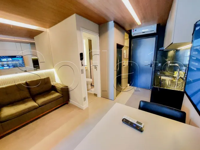 Studio no Residencial Hit Itaim disponível para locação bem localizado prox. da Av. Santo