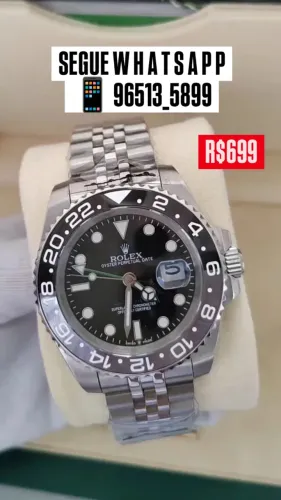 Relógio Rolex Bruce Wayne Automático - GMT Master II Jubileu