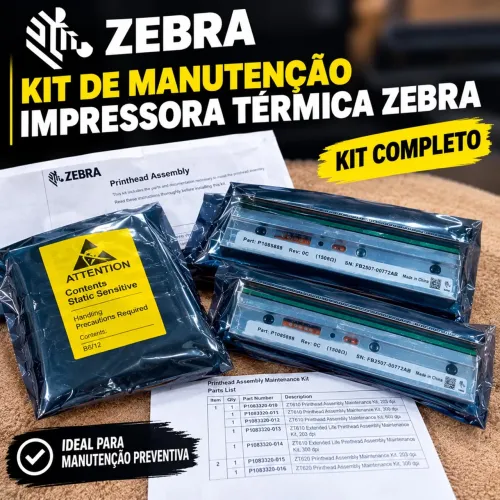 Kit de Manutenção Zebra ZT610 - Novo e Lacrado