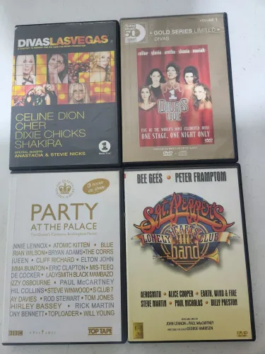 4 DVDs Internacionais originais diversos