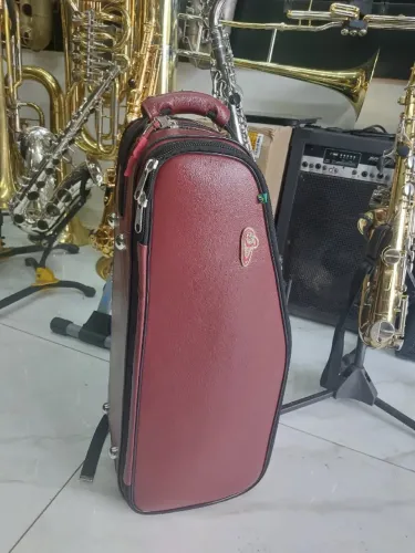 Case saxofone alto Bessa Cases em Couro seminova