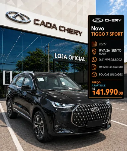 Chery Tiggo 7 Sport 1.5 Turbo Flex 16V Aut. 2027