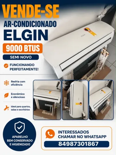 Vende se ar-condicionado semi novo