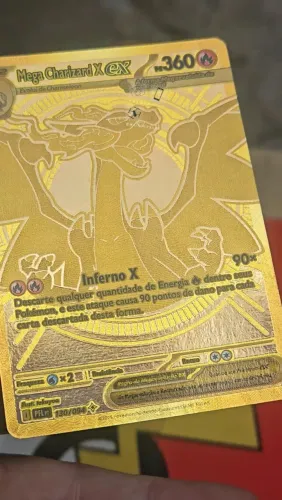 Carta Mega Charizard X ex (130/094) HR - Fogo Fantasmagórico