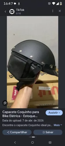 Capacete bike elétrica