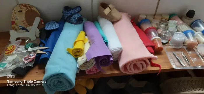 Material para sapatinhos RN