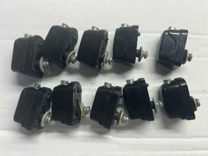 Kit Canoa RMV Preta para Bumbo com parafuso interno 10 peças