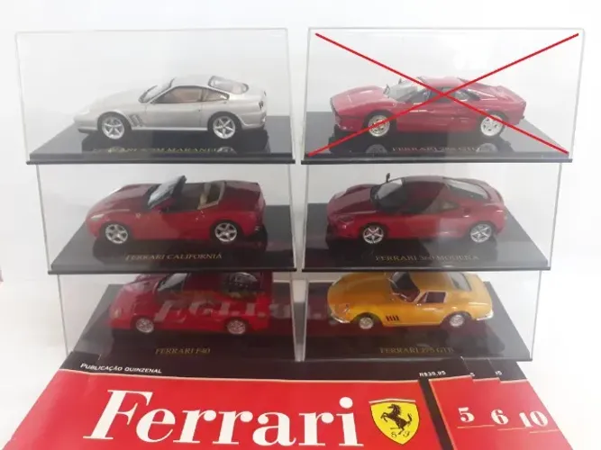 Coleção Ferrari Collection - Lote Avariado !!
