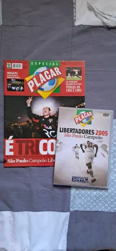 Revista + DVD Libertadores 2005 São Paulo campeão 