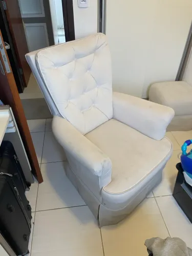 Poltrona de amamentação de balanço