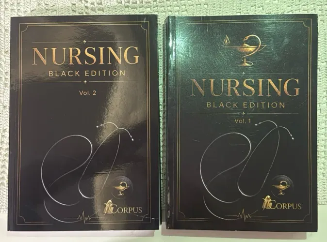 livros enfermagem nursing black edition corpus 