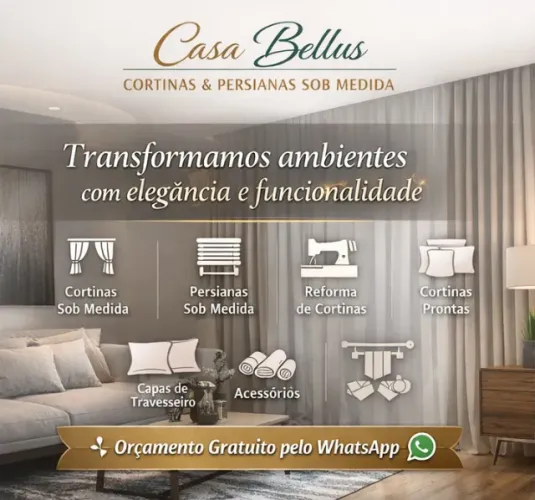Cortinas e Persianas Sob Medida em Brasília DF | Blackout | Instalação Profissional