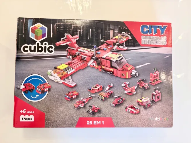 Brinquedo CUBIC CITY brigada de incêndio