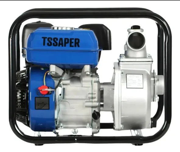 Motobomba TSSAPER 6.5HP 2 Pol Gasolina Auto Escorvante - Seminova 3 Usos + NF