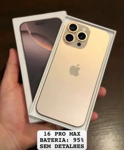 Iphone 16 pro Max 256G Desert sem detalhe