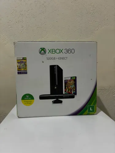 Xbox 360 Completo Bloqueado com 10 jogos Originais