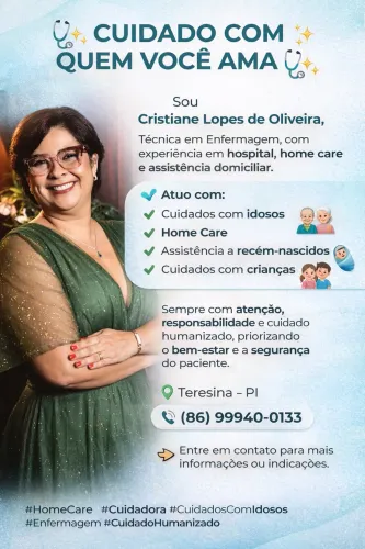 Cuidadora e TEC de enfermagem