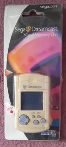 VMU (Visual Memory Unit) para Dreamcast. (Original de Época/Novo/Lacrado)