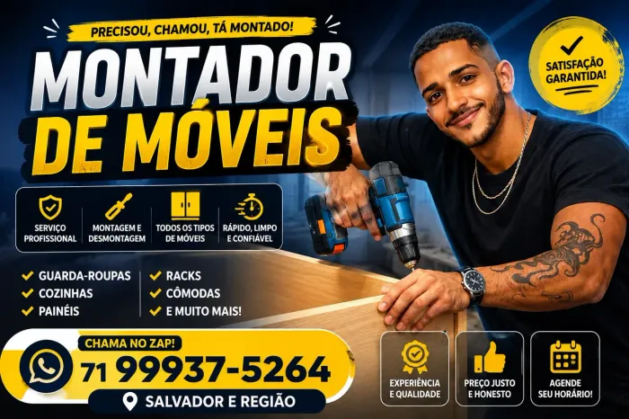 Montador de móveis Salvador e região *