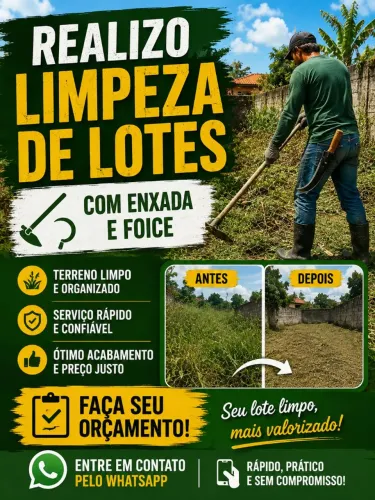 Limpeza de lotes