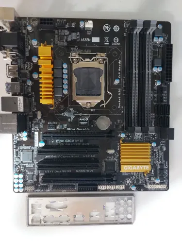 Placa Mãe Gigabyte Ultra Durable GA-H97M-DEH 4°Geração Original. Novinha