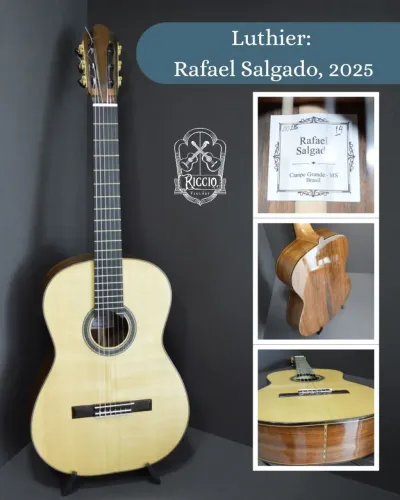 Violão de luthier Rafael Salgado, 2025