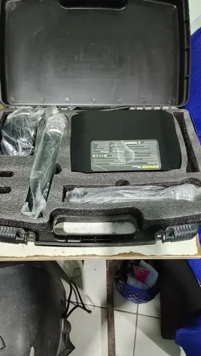 Microfone shure sem fio GLXD4.