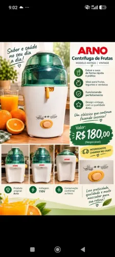 Centrifuga de suco Arno