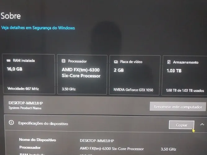 CPU GAMER DE ENTRADA 