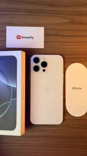 IPHONE 16 PRO MAX BRANCO - 256GB - 91% | SMARTIFY CURITIBA.