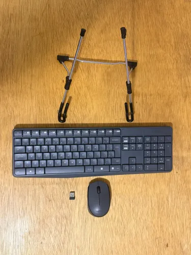 Teclado e mouse sem fio logitech