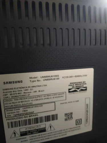 Tv Samsung 55 polegadas com tela quebrada 