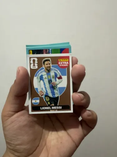 figurinha legend gold messi