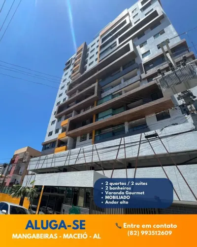 ALUGA! Imóvel com 61 metros quadrados com 2 quartos, sendo 2 suites em Jatiúca - Maceió - 