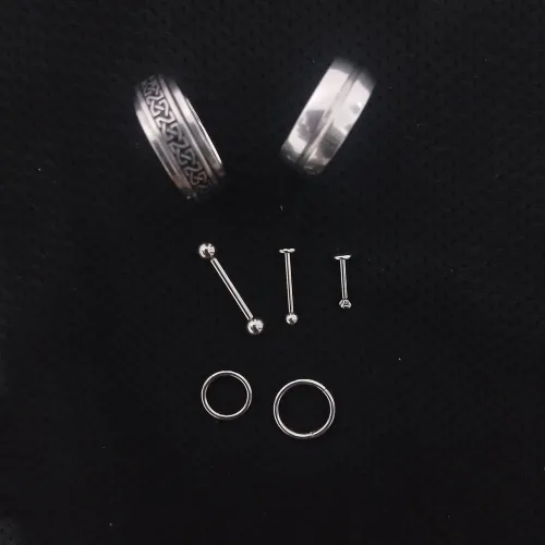 Kit piercings e jóias