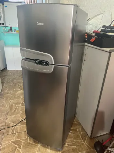 Geladeira consul duplex fros Free inox 277 faço frete grátis