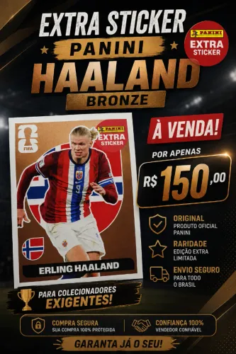 ? EXTRA STICKER PANINI - ERLING HAALAND BRONZE ?