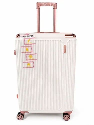 ? Mala de Viagem Premium 32kg - Grande, Resistente e Elegante | 4 Rodas 360°