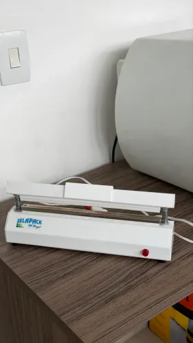 Seladora Manual Sispack Sm25 Plus 25cm Branco